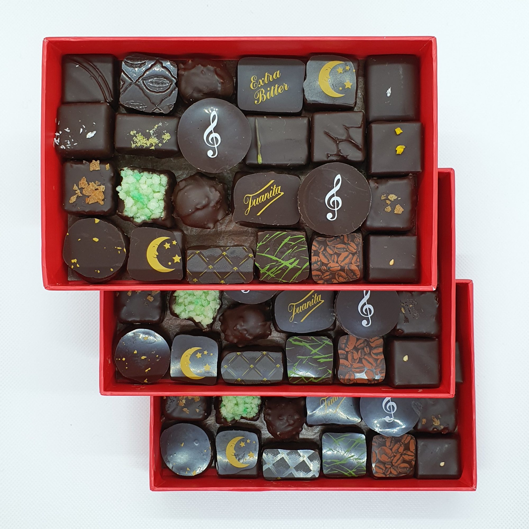 Coffret 72 chocolats Noir