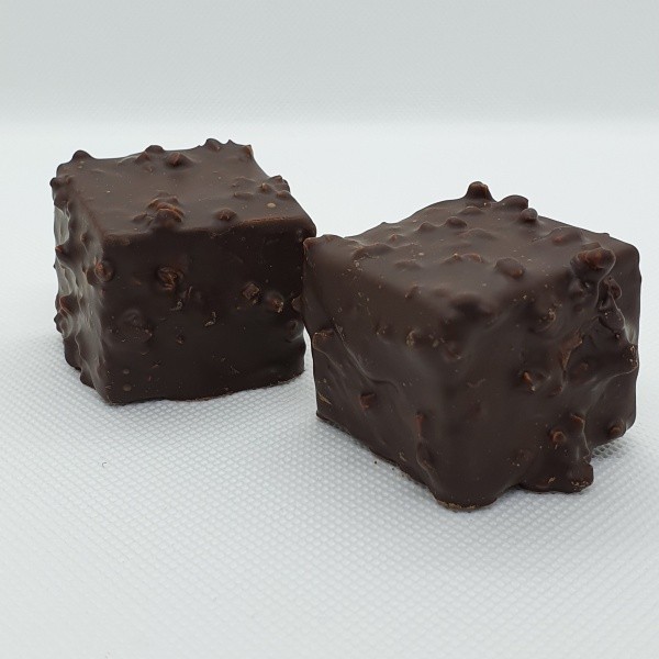 Rocher praliné chocolat noir, vendu par 2