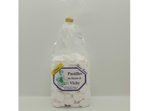SANS SUCRE Pastille Bassin de Vichy CITRON 500 gr