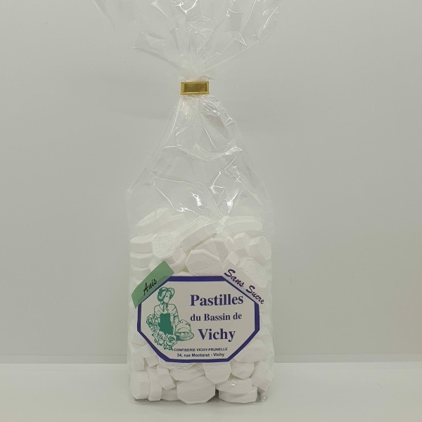 SANS SUCRE Pastille Bassin de Vichy ANIS 500 gr