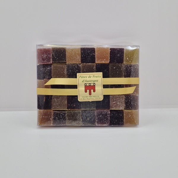 Pâtes de fruits d'Auvergne, boite 550 gr