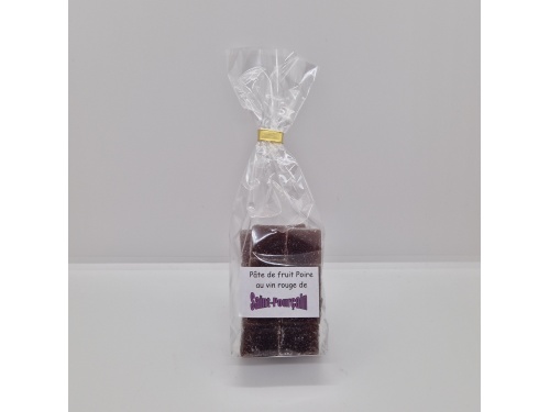 Pâte de fruit Poire au Vin rouge de Saint Pourçain