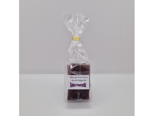 Pâte de fruit Poire au Vin rouge de Saint Pourçain