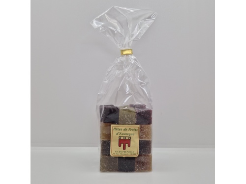 Pâtes de fruits d'Auvergne, sachet 350 gr