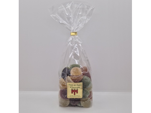Pâtes de fruits d'Auvergne, sachet 500 gr