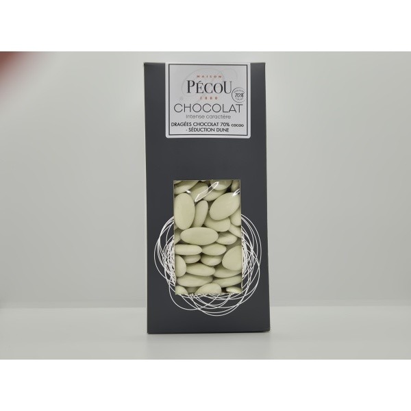 Dragée couleur DUNE mat (70% cacao) bte 1kg
