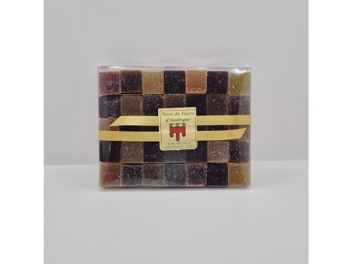 Pâtes de fruits d'Auvergne, boite 550 gr
