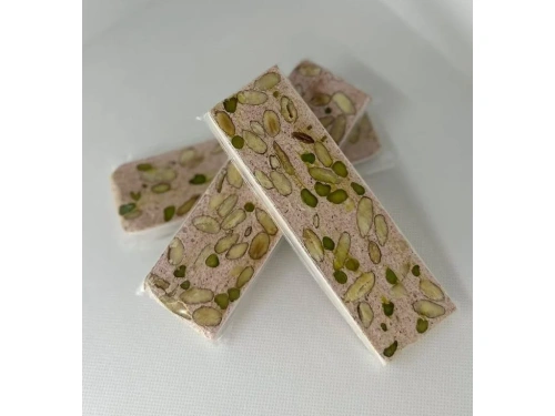 Nougat Framboise , barre 100gr